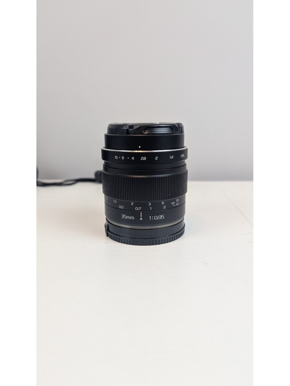 JINTU 35mm f/0.95 E Mount Manual Focus Mirrorless Camera Lens Fast Aperture